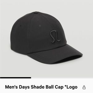 🌟 Lululemon 🌟 Men’s Days Shade Ball Cap 🧢 Black Hat